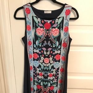 Charter Club blue floral shift dress
